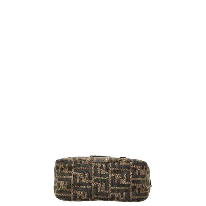 Fendi Zucca Mamma Baguette Shoulder Bag Brown Canvas Leather — view 3