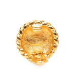 Chanel Vintage CC Logo Gold Plated Earrings — view 3