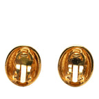 Chanel Vintage Mademoiselle Gold Plated Earrings — view 2
