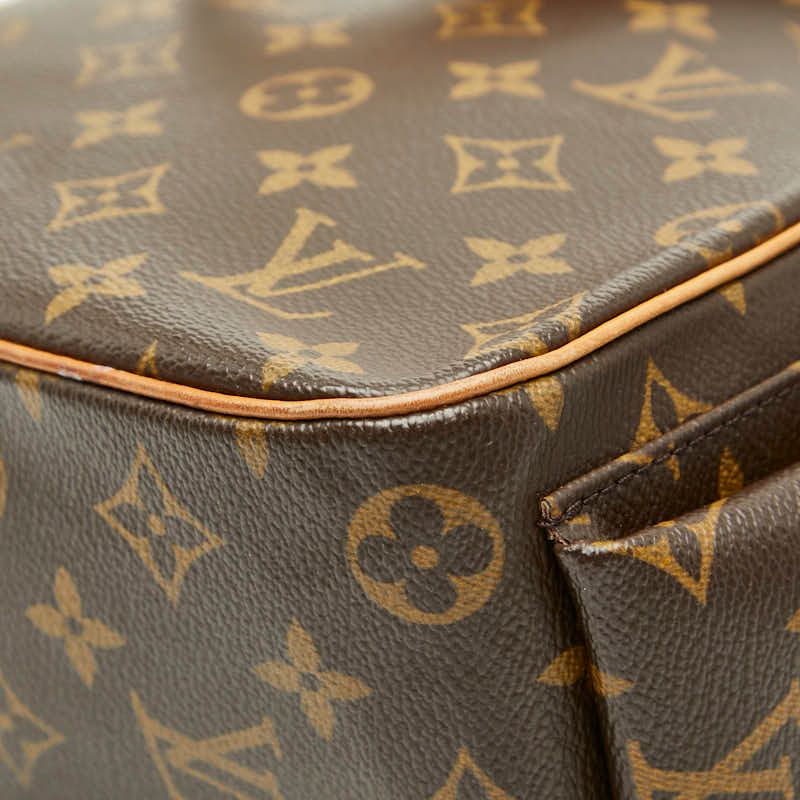 Louis Vuitton Monogram Exantrie Cite Brown Leather Handbag — view 6