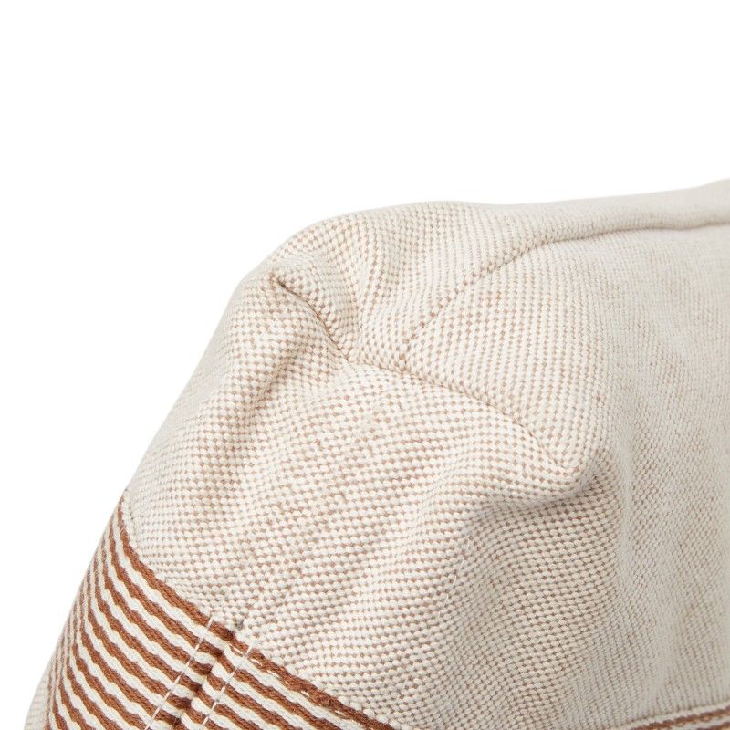 Hermes Fourre Tout Cabas Tote Beige Brown Canvas — view 4