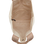 Hermes Fourre Tout Cabas Tote Beige Brown Canvas — view 7