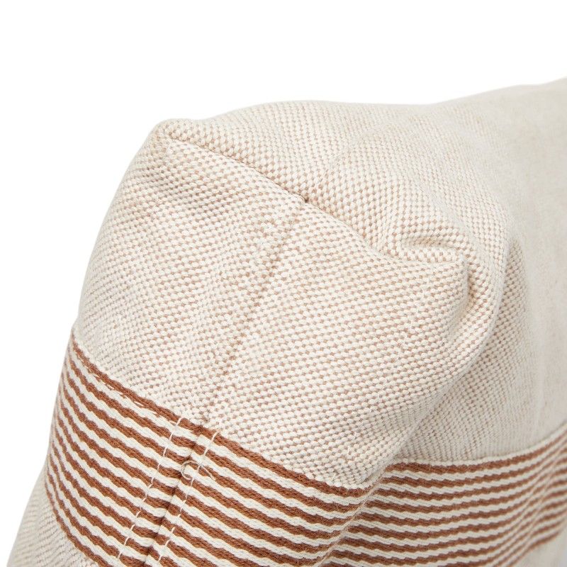 Hermes Fourre Tout Cabas Tote Beige Brown Canvas — view 5