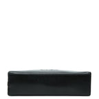 Dior CD Logo Crossbody Shoulder Bag Black Leather — view 3