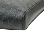 Gucci GG Supreme Crossbody Shoulder Bag Black Leather — view 4
