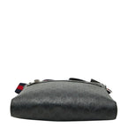 Gucci GG Supreme Crossbody Shoulder Bag Black Leather — view 3