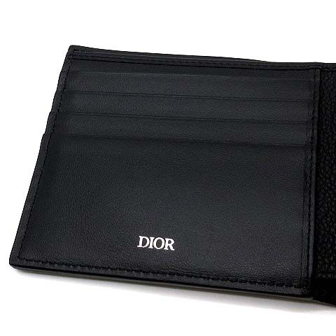 Dior Gravity Leather Bifold Wallet Black — view 4