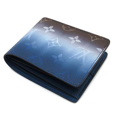 Louis Vuitton Monogram Pigment Portefeuille Calf Bifold Wallet Card — view 2