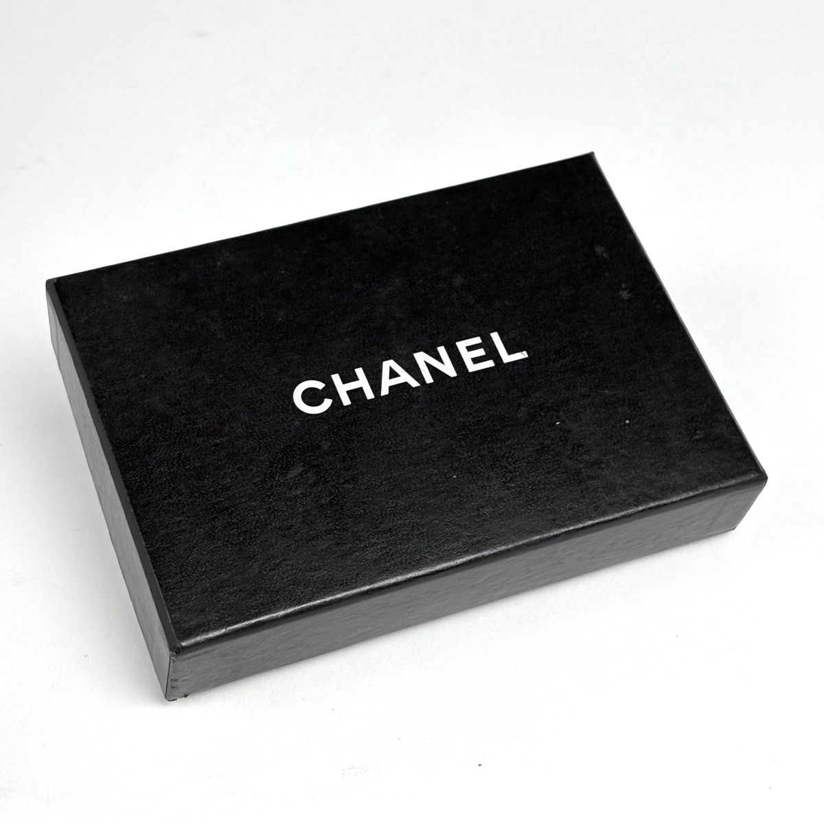 Chanel CC Logo Chain Necklace Long Color Stone Gold Plated Black — view 7