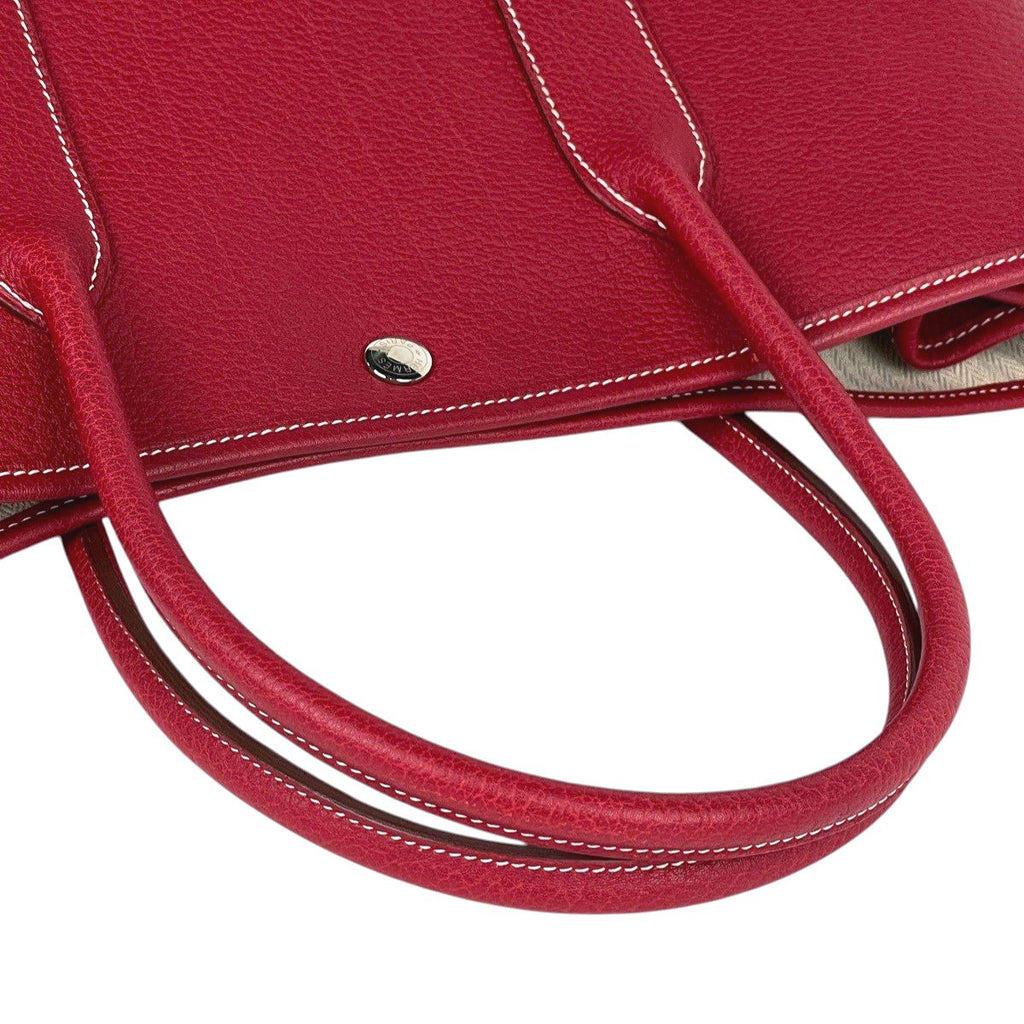 Hermes Garden Party PM Tote Negonda le Jucasac Rouge Kazak — view 9