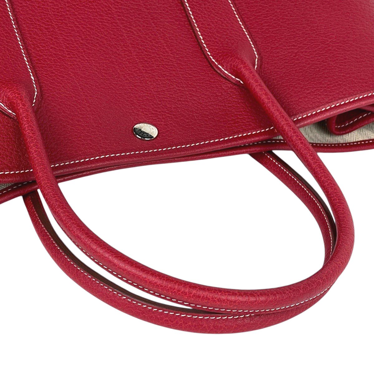 Hermes Garden Party PM Tote Negonda le Jucasac Rouge Kazak — view 9