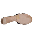 Hermes Sandals Oasis Logo Enamel Leather Heels — view 8