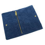 Prada Denim Clutch Blue — view 2