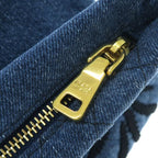 Prada Denim Clutch Blue — view 9