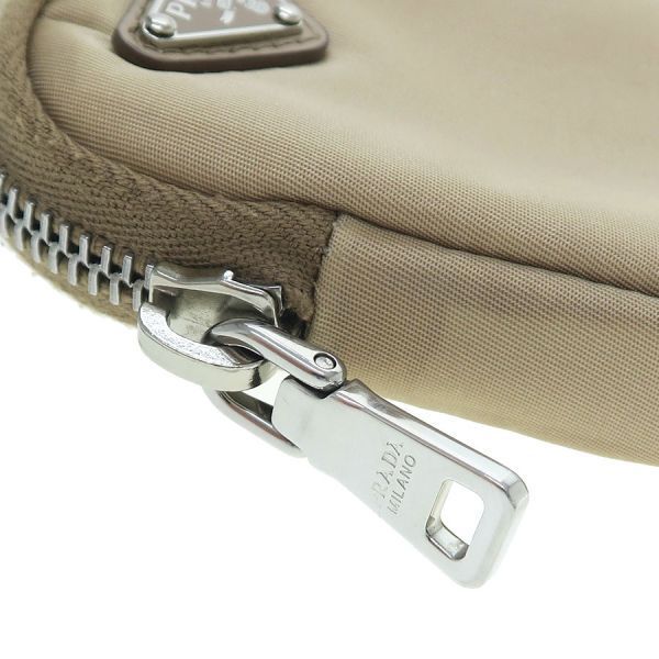 Prada Nylon Pouch It Is Sized Beige — view 7