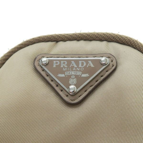 Prada Nylon Pouch It Is Sized Beige — view 6