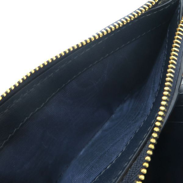 Gucci GG Canvas Compact Wallet Navy Blue — view 2