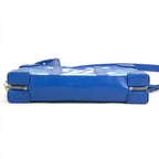 Louis Vuitton Shoulder Bag Soft Trunk Wallet Leather Blue White — view 6