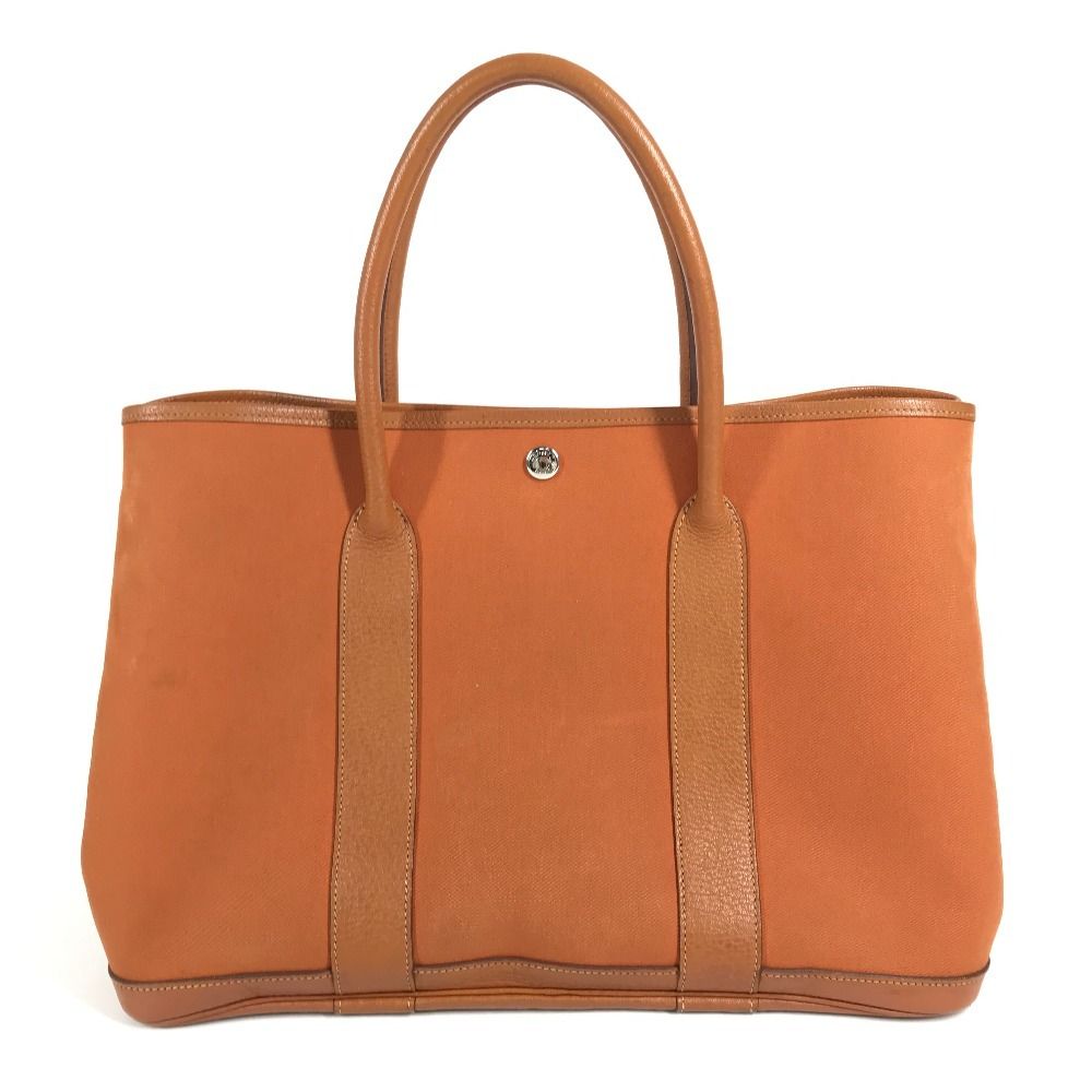 Hermes Tote Garden Party 36 PM Negonda Orange — view 2