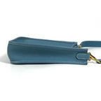 Hermes Shoulder Bag Evelyne TPM 16 Taurillon Clemence New Blue — view 4