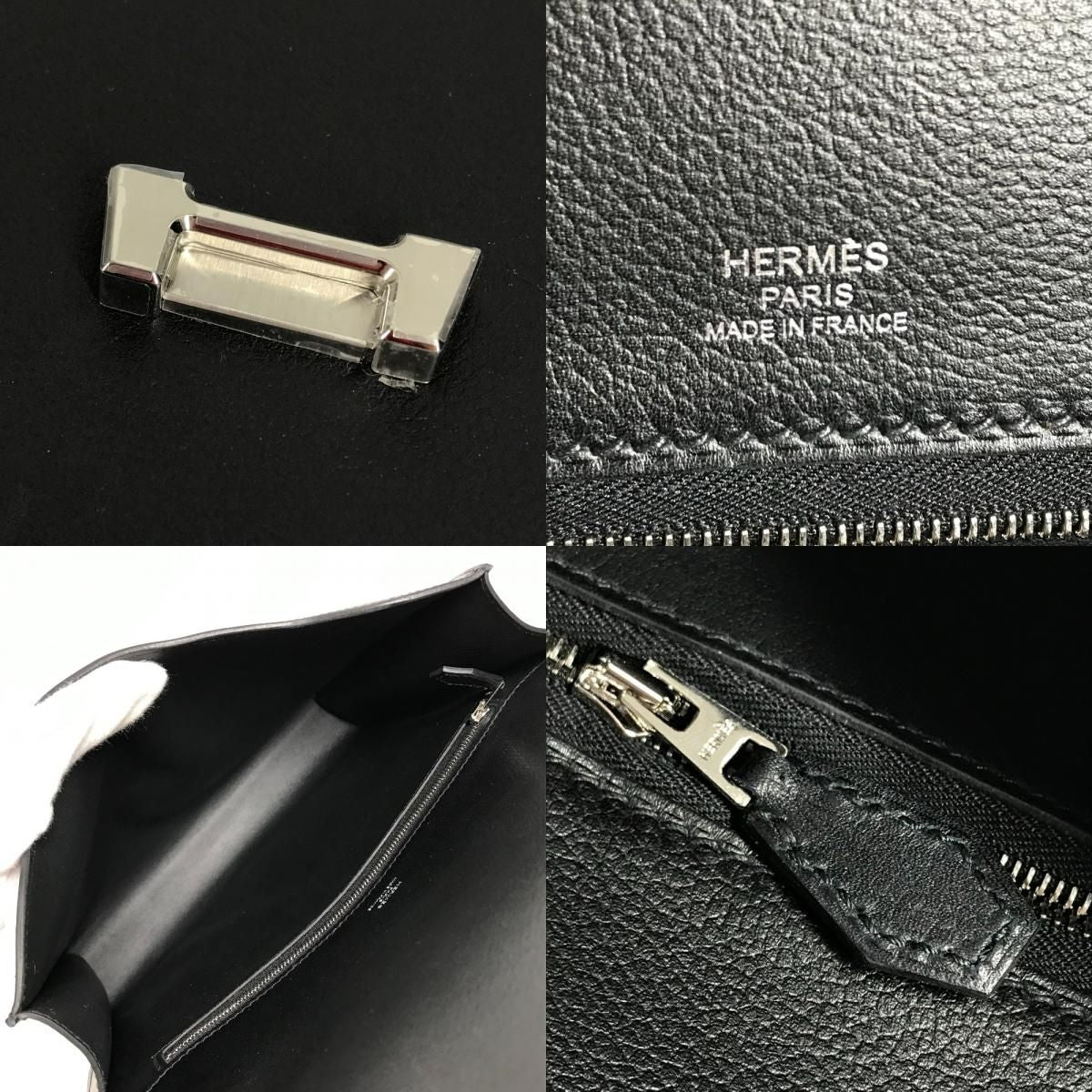 Hermes Clutch Novapolis Pouch Evercolor Black — view 8