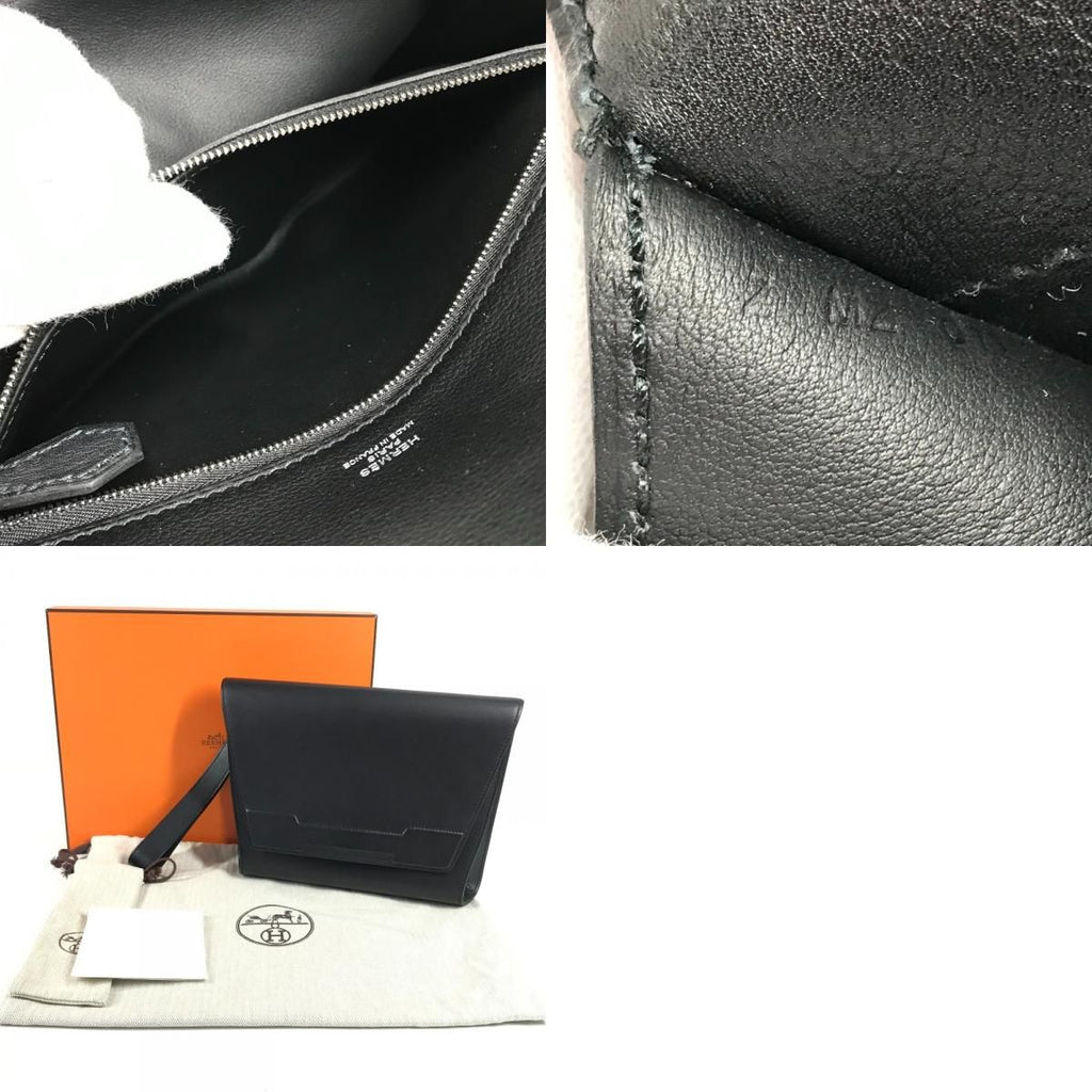 Hermes Clutch Novapolis Pouch Evercolor Black — view 9