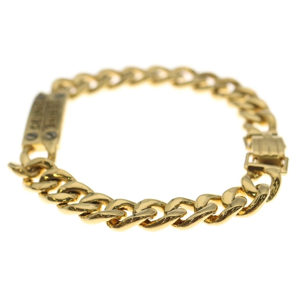 Celine Logo Plated Bracelet Gold Chain — view 4