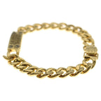 Celine Logo Plated Bracelet Gold Chain — view 4