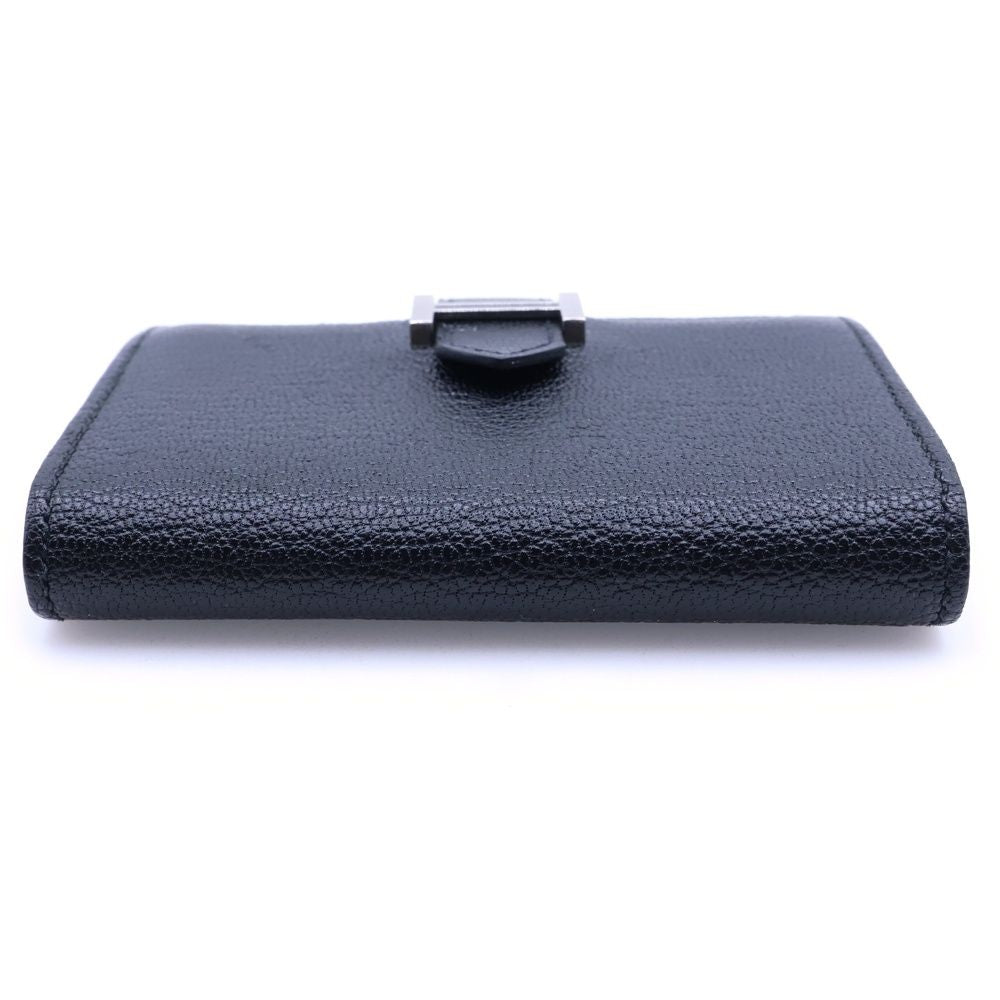 Hermes Bearn Mini Card Case Silver Black — view 4