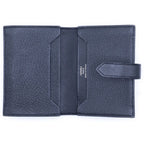 Hermes Bearn Mini Card Case Silver Black — view 5