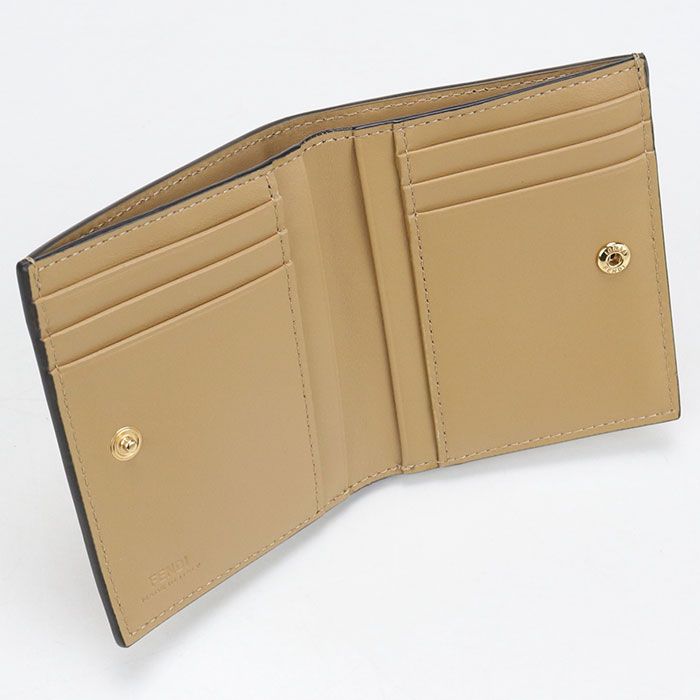 Fendi Bifold Wallet with Coin Purse Calfskin — view 3