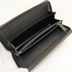 Saint Laurent Monogram Wallet Zip Around Leather — view 3