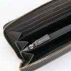 Saint Laurent Monogram Wallet Zip Around Leather — view 8