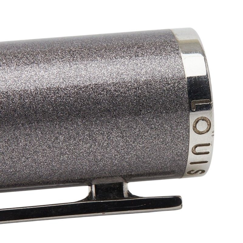 Louis Vuitton Jet Ligne Ballpoint Pen Twist Gray Silver Metal Shoulder Bag — view 4