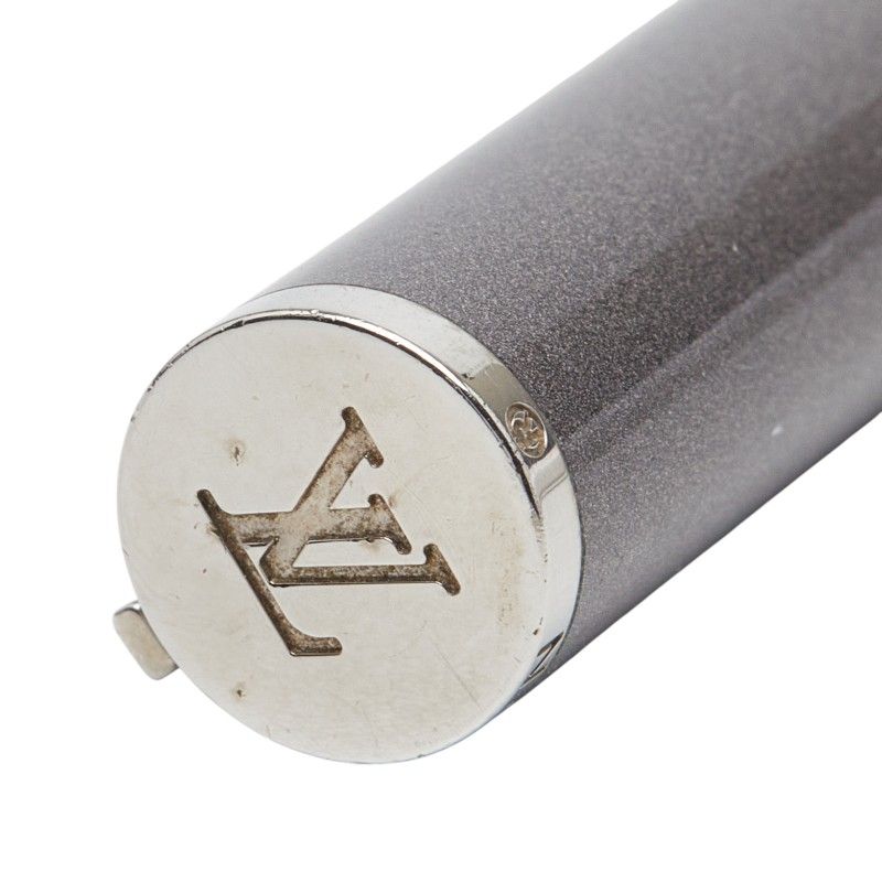 Louis Vuitton Jet Ligne Ballpoint Pen Twist Gray Silver Metal Shoulder Bag — view 3
