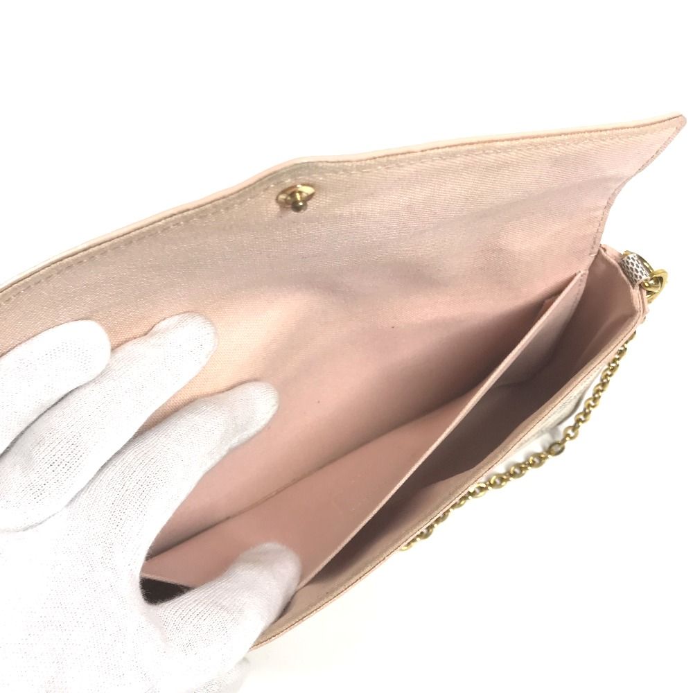 Louis Vuitton Shoulder Bag Pochette Felicie GM White Pink — view 5