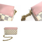 Louis Vuitton Shoulder Bag Pochette Felicie GM White Pink — view 9