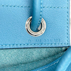 Hermes Sac Ali Nu Ali Numini Bicolor Mini Shoulder Bag Blue — view 8