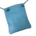 Hermes Sac Ali Nu Ali Numini Bicolor Mini Shoulder Bag Blue — view 3