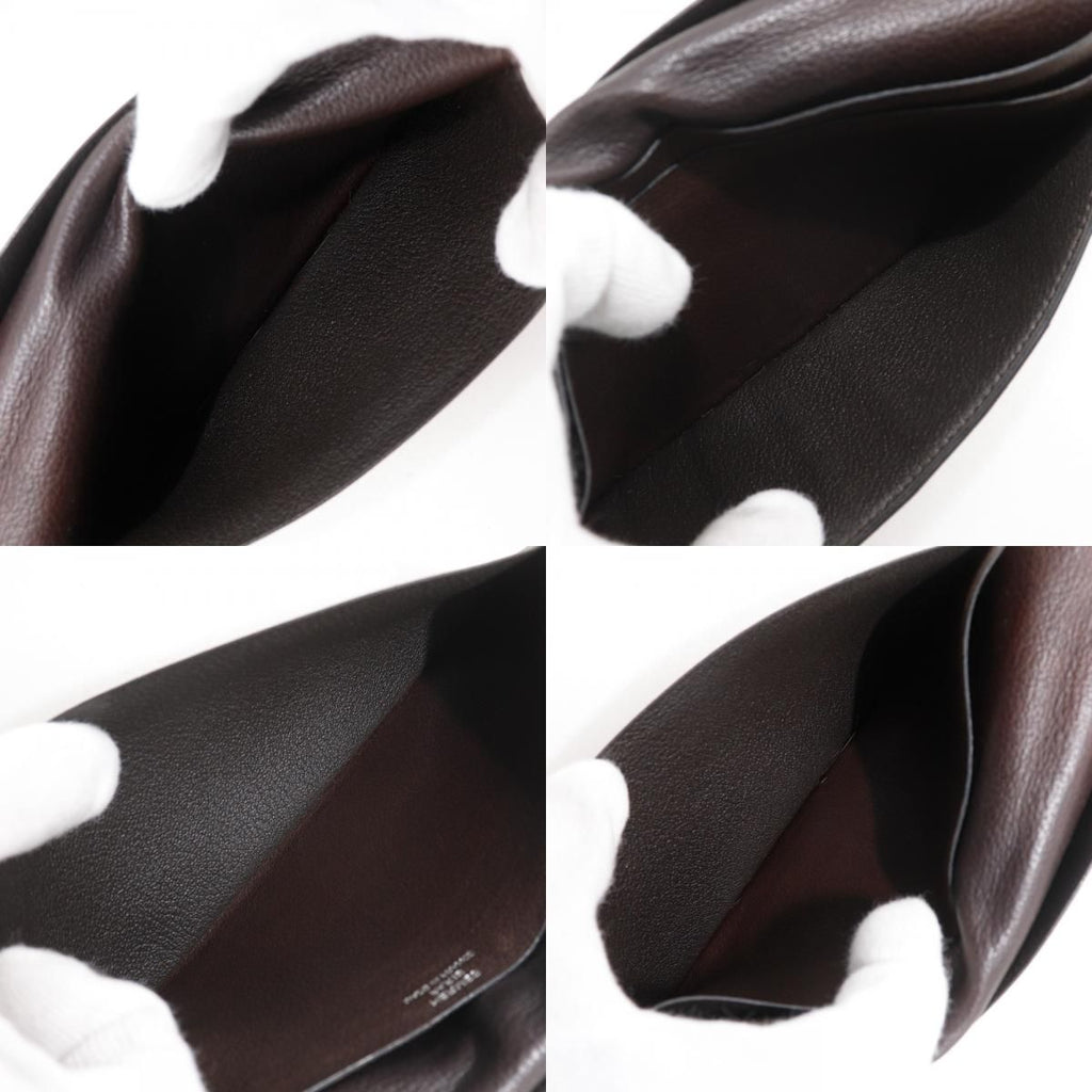 Hermes Mc2 Fleming Leather Brown Billfold — view 7