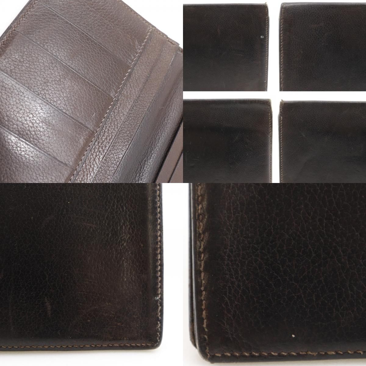 Hermes Mc2 Fleming Leather Brown Billfold — view 9