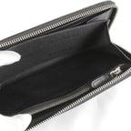 Bvlgari Weekend Round Zip Wallet Leather Black