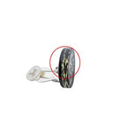 Chanel Earrings CC Logo Rhinestone Black — view 6
