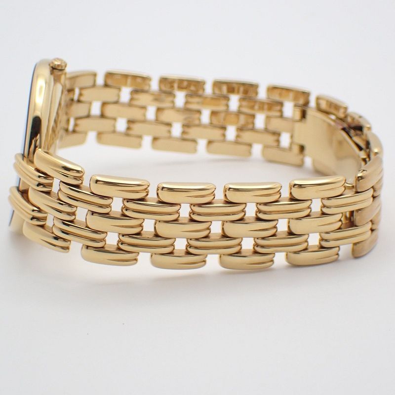 Dior Bagheera Quartz Watch Gold Black Dial Strap