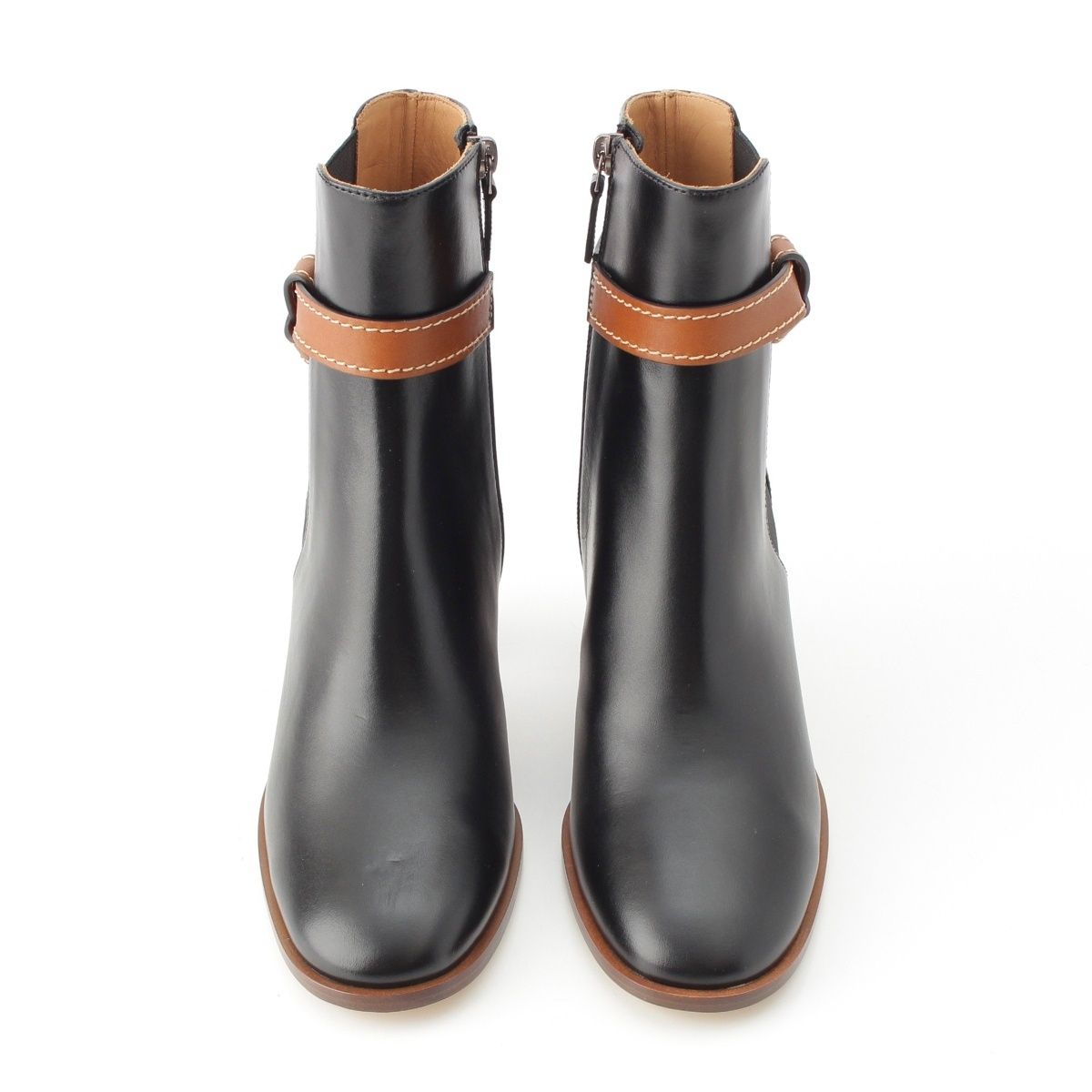 Loewe Gate Leather Side Gore Short Boots Shoes Black 39 — view 2