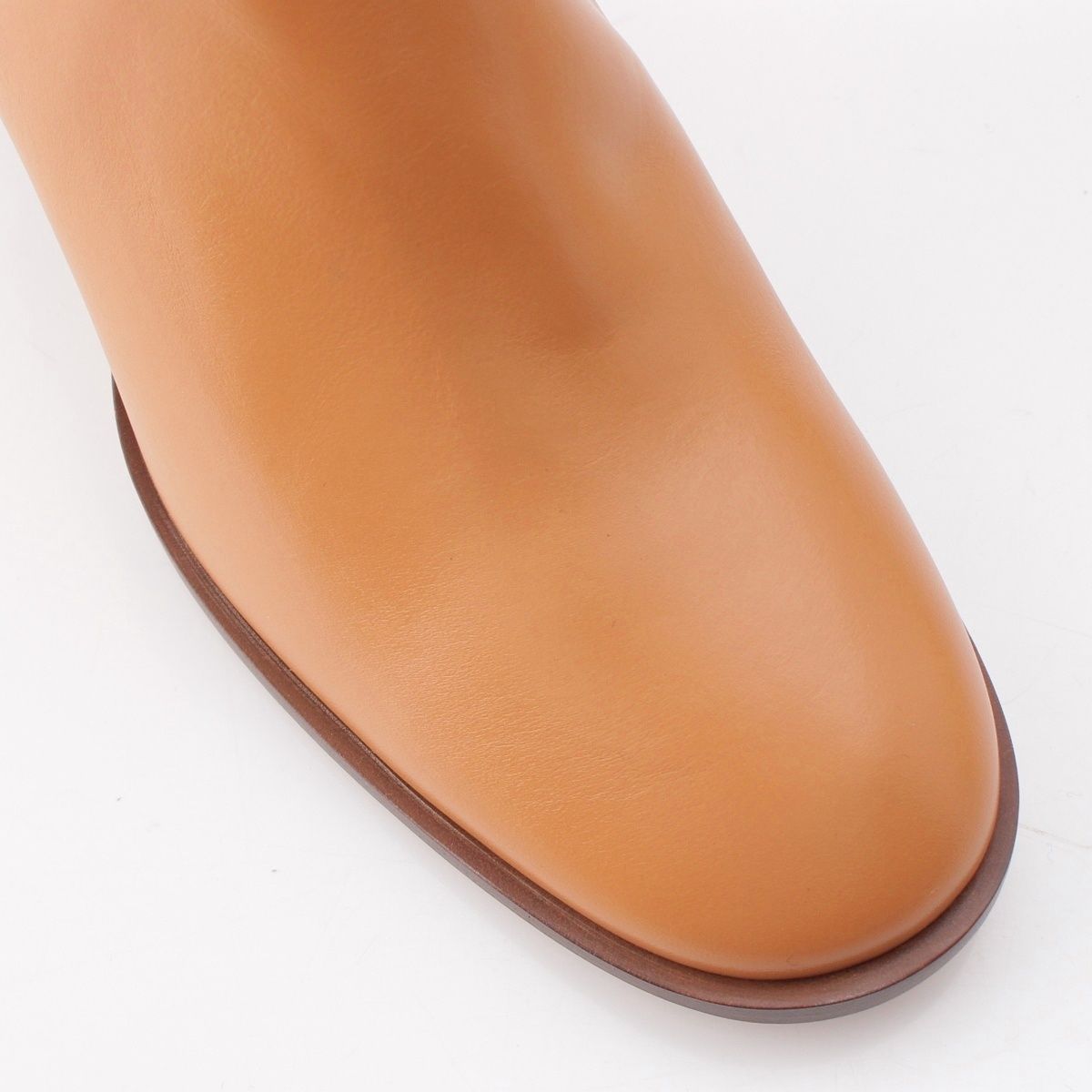 Loewe Gate Leather Side Gore Short Boots Shoes Gold 39 — view 6