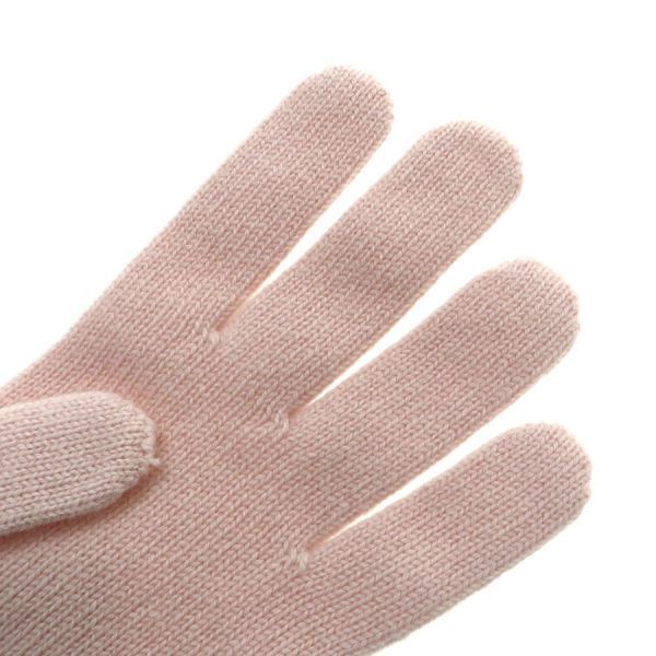 Hermes Knit Gloves Cashmere Pink — view 4