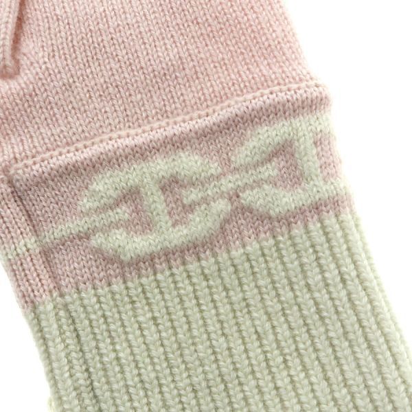 Hermes Knit Gloves Cashmere Pink — view 3