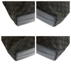 Gucci Black Gold GG Canvas Leather 002 Tote — view 4