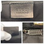 Gucci Black Gold GG Canvas Leather 002 Tote — view 5